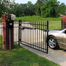 Boom gates and automated gate access.